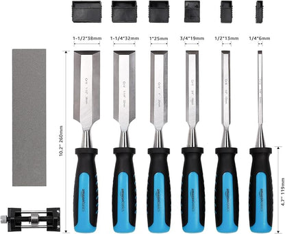 CraftEdge™ 8-Piece Wood Chisel Set